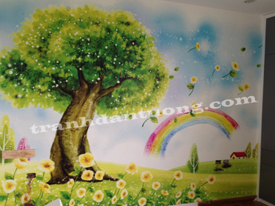  Thi công tranh dán tường tại Royalcity