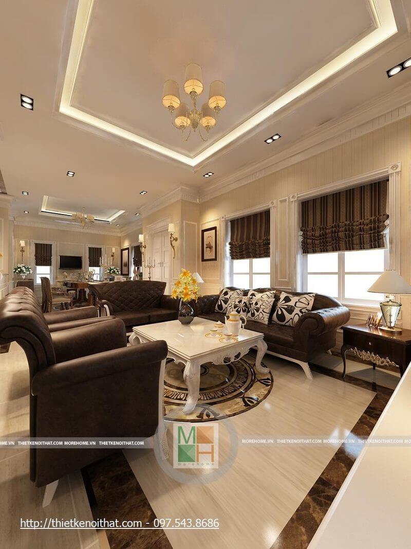 Sofa chung cư tân cổ điển Sofa chung cư tân cổ điển